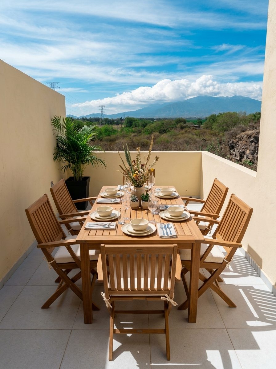 Terraza con vista al Volcán de Colima, Fresa Plus
